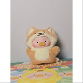LuLu the Piggy Animal Party Puppet Show PVC Face Plush Keychain Fox